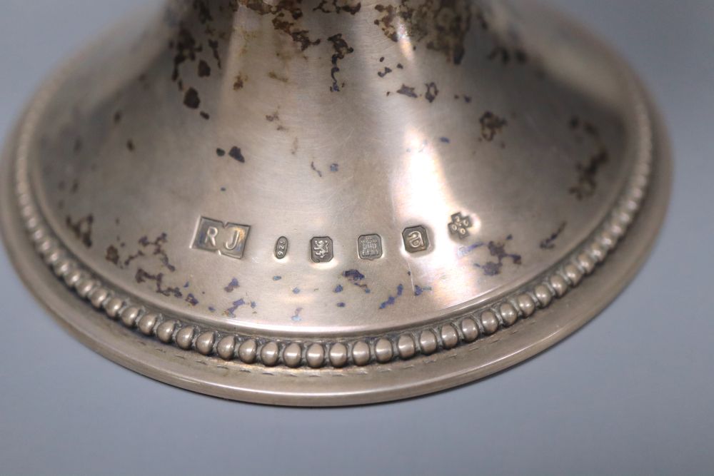 A modern Scottish silver limited edition commemorative goblet,
